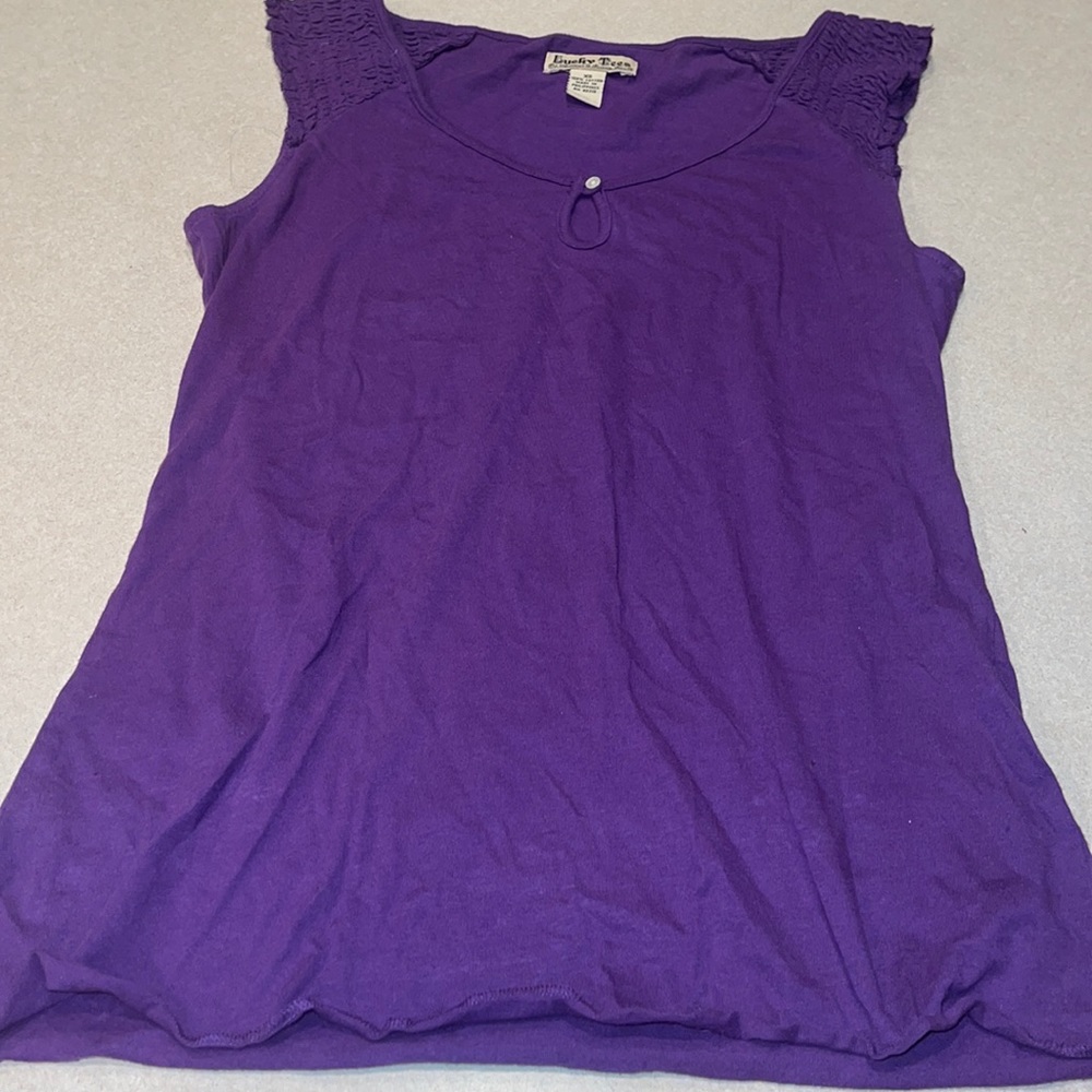Xs Purple Lucky T tank top